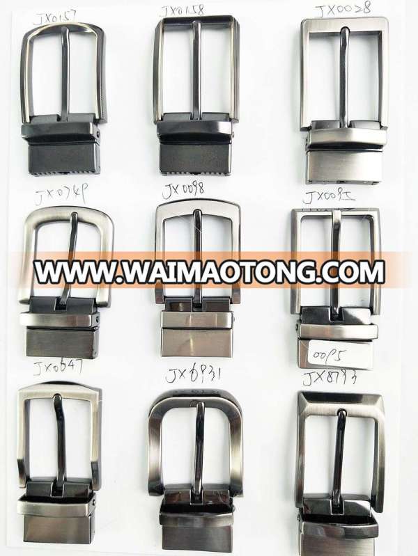 Fashion Zinc Alloy Men′s Reversible Buckle with Clip (Hsmb013~015)