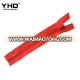 Factory price bright 3# close end nylon cheap zippers in bulk for pants