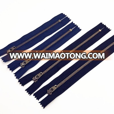 4YG 4.5YG 5YG GOLDEN BRASS ANTIQUE BRASS CHEAP JEANS ZIPPER FOR JEANS