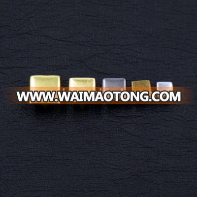 High Quality Shiny Square Pyramid Shape Metal Brass Rivet Studs For Leather Jacket