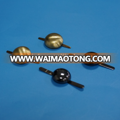 Shiny Round Dome Metal Two Feet Rivet Stud For Bag Base Foot