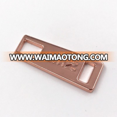 HIGH QUALITY BRANDED SHINY COPPER ROSE GOLD ZIPPER