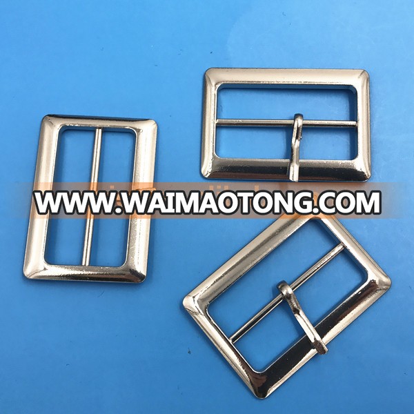 Shiny Silver Gun metal Zinc Alloy Metal Pin Buckle