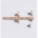 High quality rhinestone brass rivets